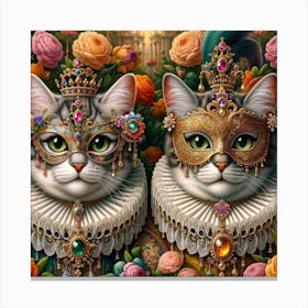 A feast for the senses - Cats 1 Canvas Print