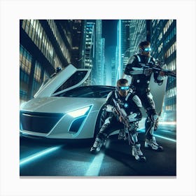 Futuristic Car 15 Canvas Print