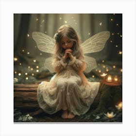 Fairy In The Forest 34 Canvas Print