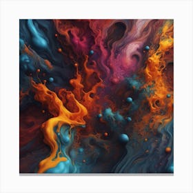 Abstract Abstract Painting Canvas Print