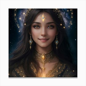 Astral Goddess Canvas Print