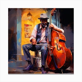 Jazz Musician 9 Canvas Print