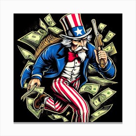 Uncle Sam 6 Canvas Print