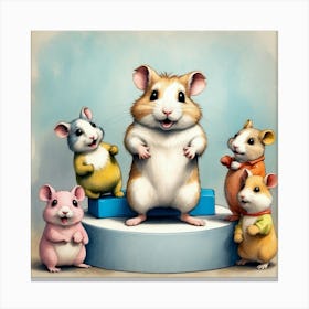 Hamsters Canvas Print