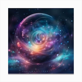 Abstract Nebula Canvas Print