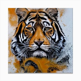 Tiger Splash Canvas Print