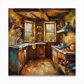Country Kitchen 2 Canvas Print