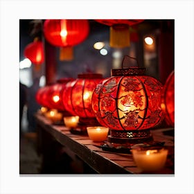 Chinese Lanterns 3 Canvas Print