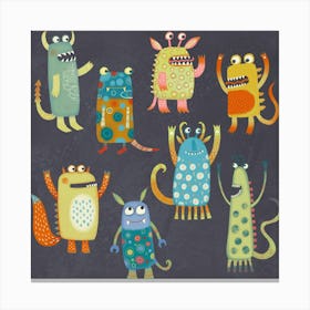 Monsters Canvas Print