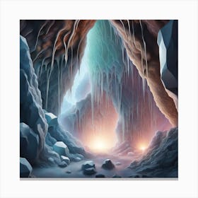 Ice Cave 2 Canvas Print