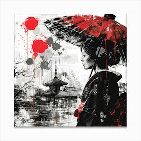 Geisha Canvas Print