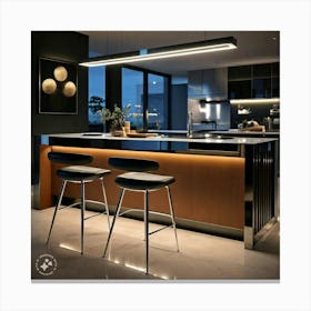 Modern Kitchen 4 Canvas Print