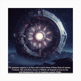 Spaceship 1 Canvas Print