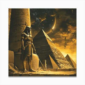 Egyptian Warrior Canvas Print