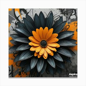 Aspire - Flower Canvas Print