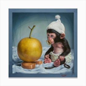 Chimpanzee Baby Canvas Print