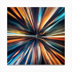 Abstract Motion Blur Background Canvas Print
