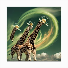 Urban life in the wild Canvas Print