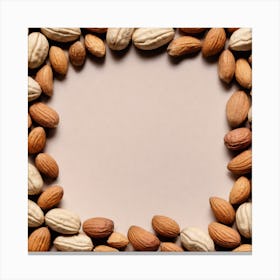 Almonds In A Frame Canvas Print