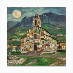 Kirche In Cassone, Gustav Klimt 9 Canvas Print