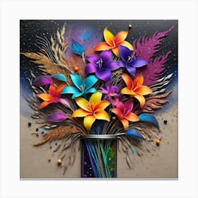 Colorful Lilies 1 Canvas Print