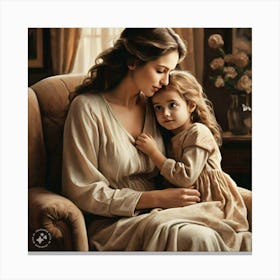 Mother And Daughter Canvas Print