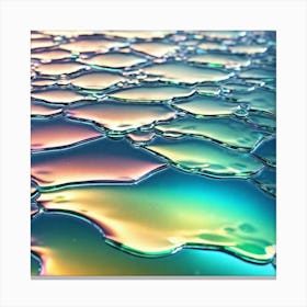 Abstract Water Surface Canvas Print