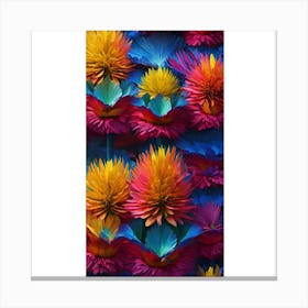 Flowers In A Vase Canvas Print