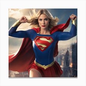 Supergirl 7 Canvas Print