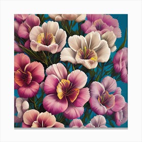Alstroemeria Flowers 41 Canvas Print