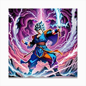 Goku super sayan Canvas Print