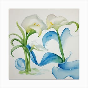 Calla Lilies Canvas Print