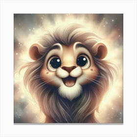 Cute Lion Canvas Print