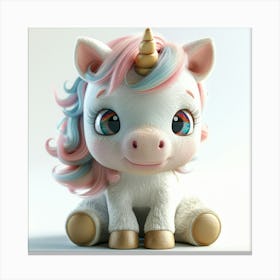 Cute Unicorn 856 Canvas Print