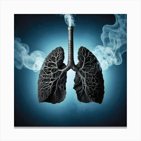 Lungs Stock Videos & Royalty-Free Footage 19 Canvas Print