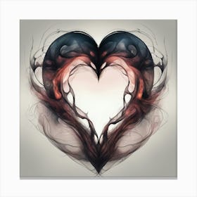 Dark Love Canvas Print