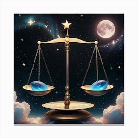 Balance Scales Of Justice 2 Canvas Print