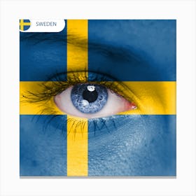 Swedish Flag Canvas Print