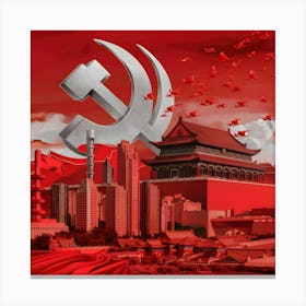 Red Dynasty Canvas Print