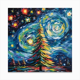 Starry Night 18 Canvas Print