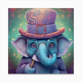 Psychedelic Elephant Leinwandbilder