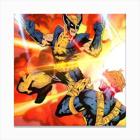 Wolverine And X-Men Canvas Print