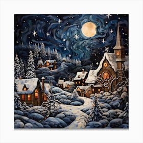 Enchanted Yuletide Ethereal Canvas Print