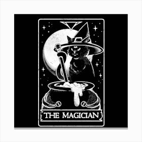 The Magician - Cute Witch Cat Gift 1 Canvas Print