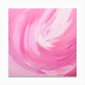 Abstract Pink Painting 1 Canvas Print