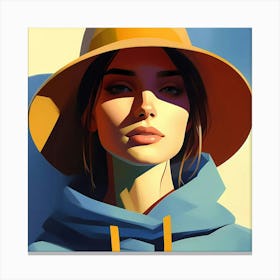 Portrait Of A Woman 39 Canvas Print