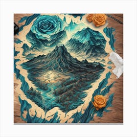 Heart Of The Mountains Canvas Print