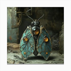 Steampunk Beetle Canvas Print