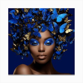 Blue Butterfly 5 Canvas Print