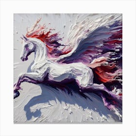 White Horse Canvas Print